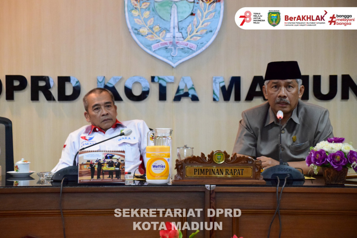 RAPAT BADAN MUSYAWARAH PENJADWALAN KEGIATAN DPRD KOTA MADIUN